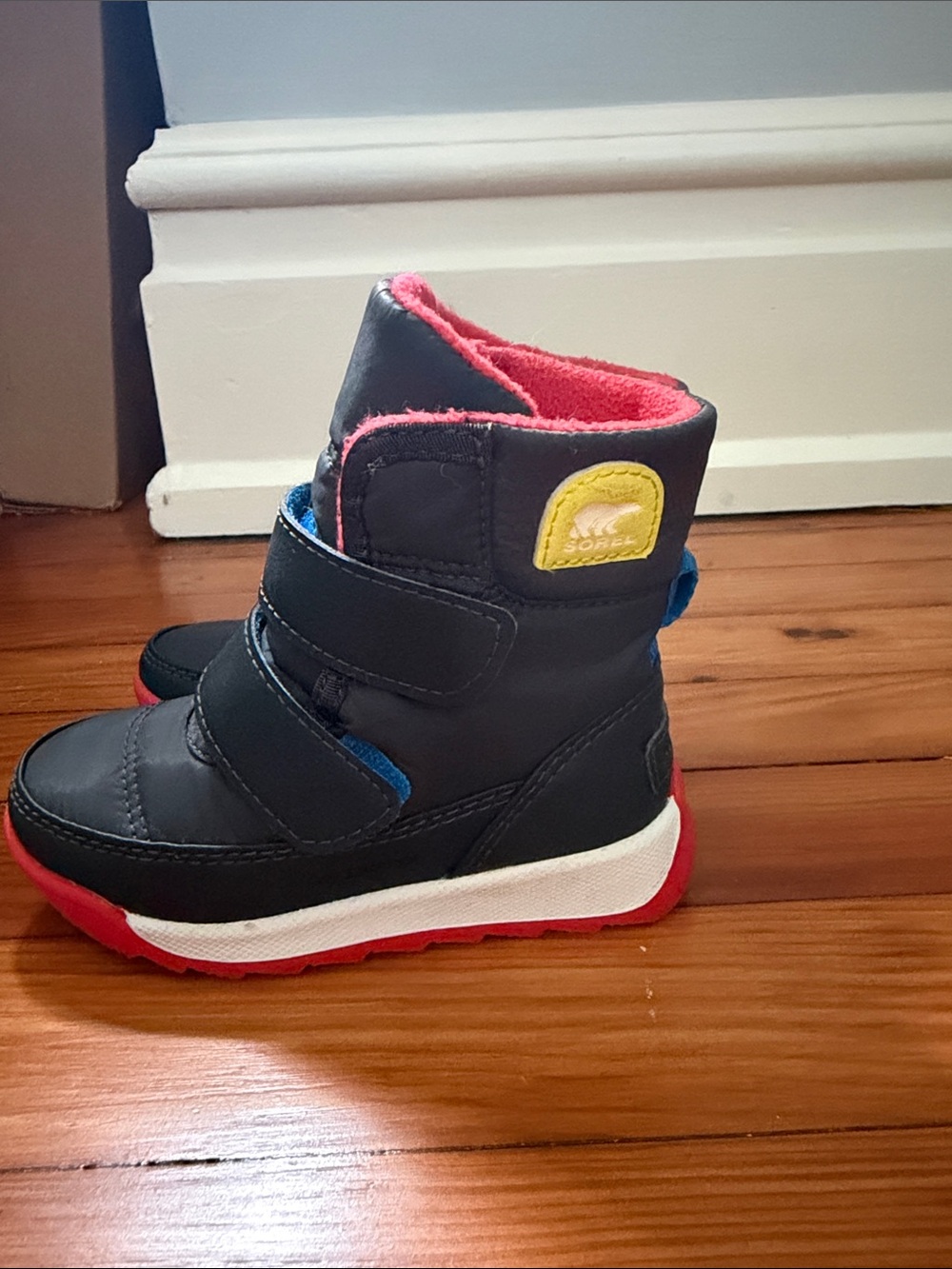 Sorel Kids Black & Red Winter Boot
